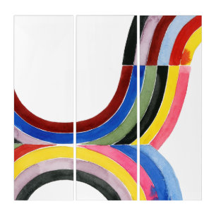Deconstructed Rainbow - Vertical Triptych