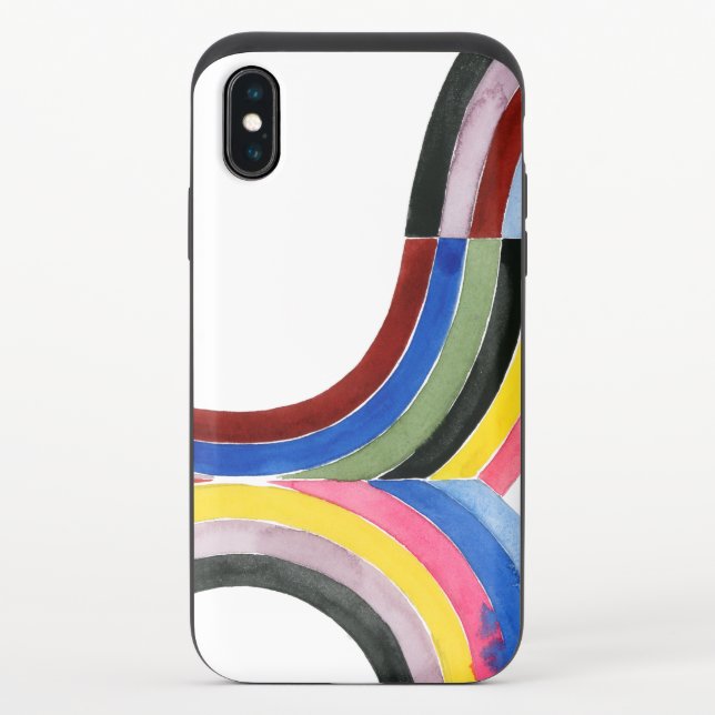 Deconstructed Rainbow - Vertical Uncommon iPhone Case (Back)