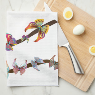 Decor Butterflies American MoJo Kitchen towel