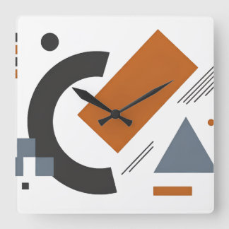 Decor Clocks with creative geometric art