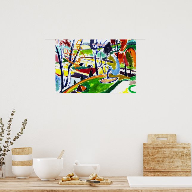 Decor Plat Abstract Art Poster (Kitchen)