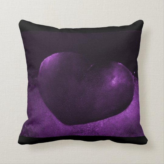 Decor Purple Heart Pillow Zazzle Com