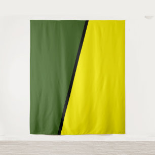 DECOR_Room CUTE _YELLOW_BLUE_GREEN_RMDESIGNFLO55 Tapestry