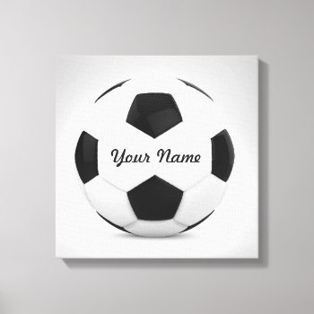 Decor Soccer Ball Personalized Name by RicardoArtes at Zazzle