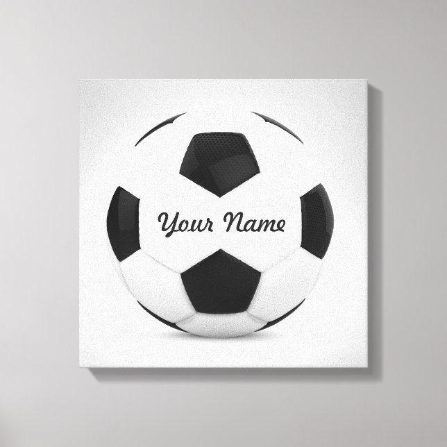 Decor Soccer Ball Personalized Name (Front)