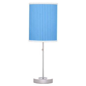 Decor-u-adore™ Coastal Living Blue Striped Table Lamp by UCanSayThatAgain at Zazzle
