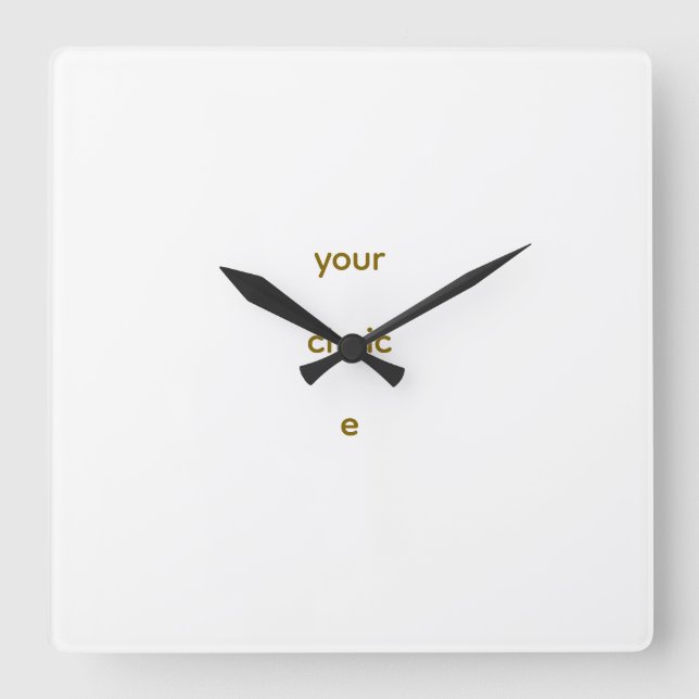 decor wall clock (Front)