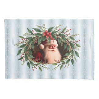 Decorate for holidays via bed pillow case