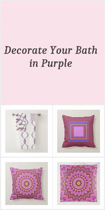 Decorate You Bath in Purple