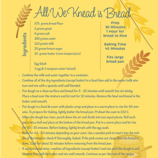 Decorate Your Kitchen with a Delicious Recipe Canvas Print