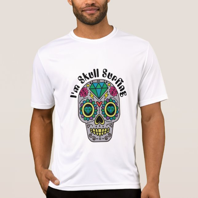 Decorated Abstract Skull T-Shirt (Front)