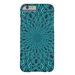 Decorated Blue Vortex Pattern Barely There iPhone 6 Case