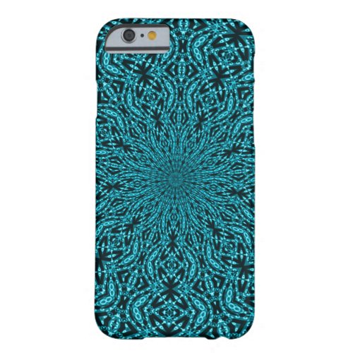 Decorated Blue Vortex Pattern Barely There iPhone 6 Case