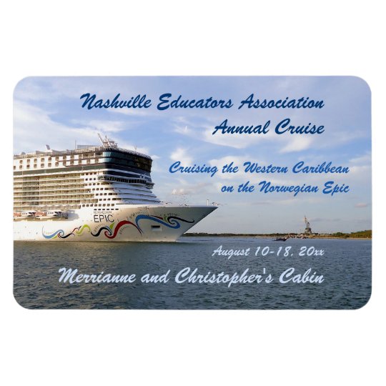 Decorated Bow Custom Stateroom Door Marker Magnet Zazzle Com