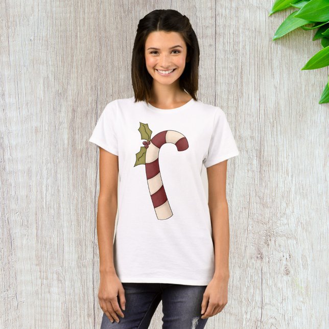 Decorated Candy Cane Christmas Sweet T-Shirt (Creator Uploaded)