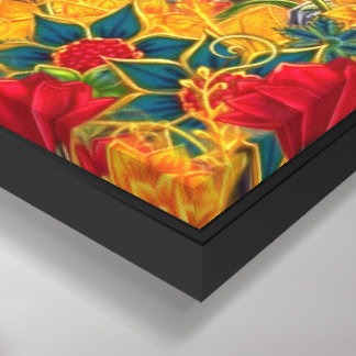 Decorated  canvas print