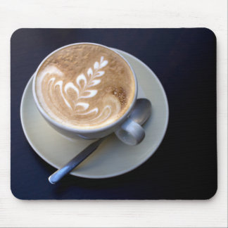 Decorated Cappuccino Mouse Pad