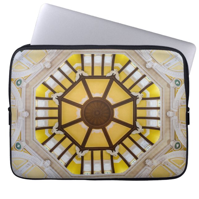 Decorated ceiling at the Tokyo Station Laptop Sleeve (Front)