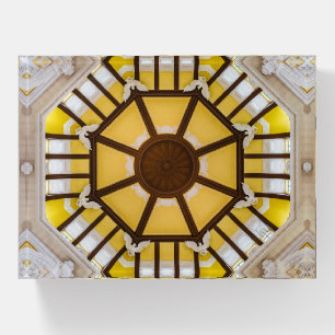 Decorated ceiling at the Tokyo Station Paperweight