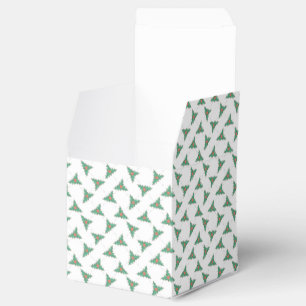 Decorated Christmas Gift Box, Holiday wrapping Favor Boxes