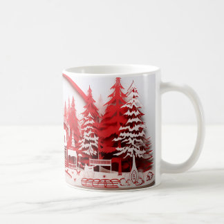 Decorated Christmas Landscape Mug