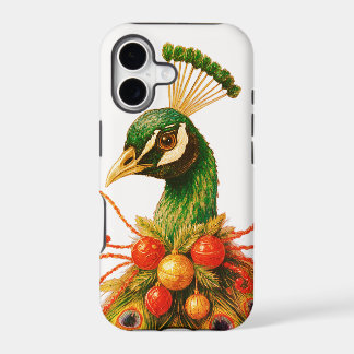 Decorated Christmas/Thanksgiving Peacock On iPhone 17 Case