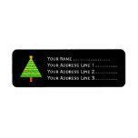 [ Thumbnail: Decorated Christmas Tree + Address Address Label ]
