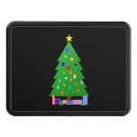 [ Thumbnail: Decorated Christmas Tree & Christmas Presents Tow Hitch Cover ]