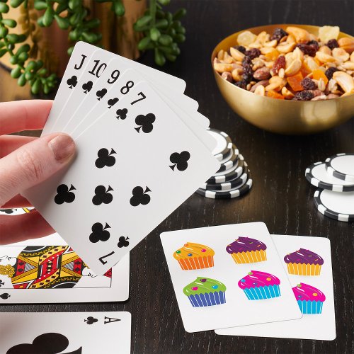 Decorated Cupcakes Poker Cards