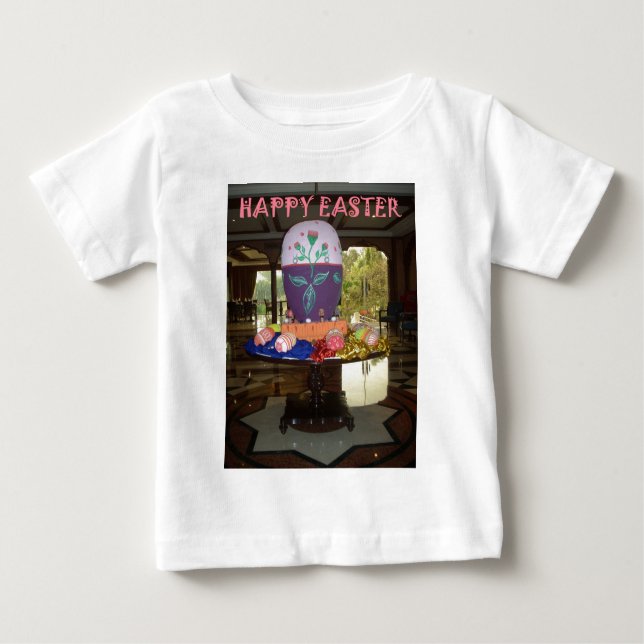 Decorated Easter Egg Art Print Baby T-Shirt (Front)