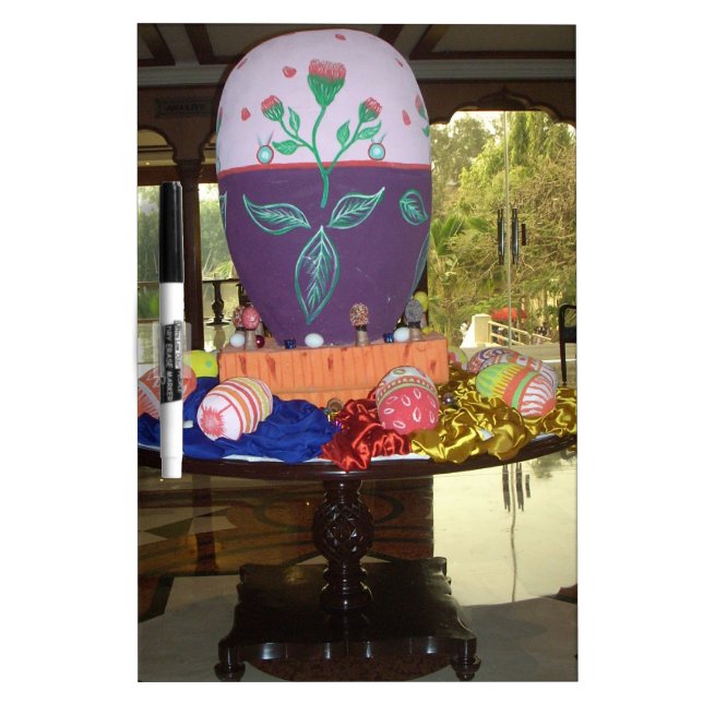 Decorated Easter Egg Art Print Dry Erase Board (Front)