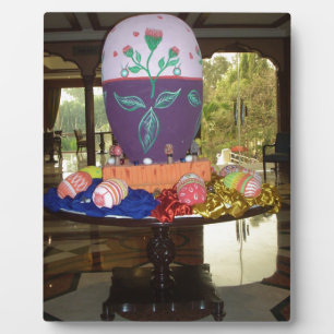 Decorated Easter Egg Art Print Plaque