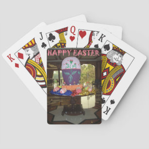Decorated Easter Egg Art Print Poker Cards