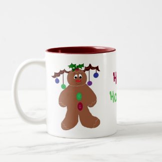 Decorated Gingerbread Man mug