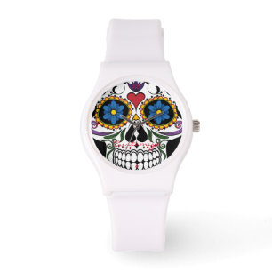 Decorated Human Skull Art Thunder_Cove Watch