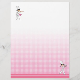 Decorated Letterhead for Recipe Binders