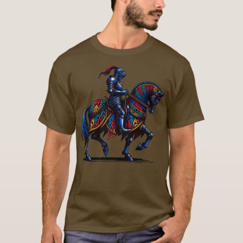 Decorated medieval knight T_Shirt