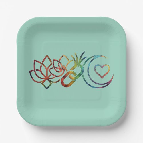 Decorated Paper Plate