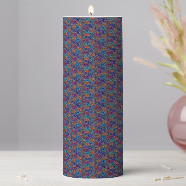 Decorated Pillar Candle (In Situ)