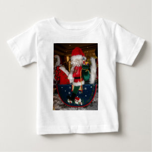 Decorated Santa Claus Christmas Art Print/Design Baby T-Shirt