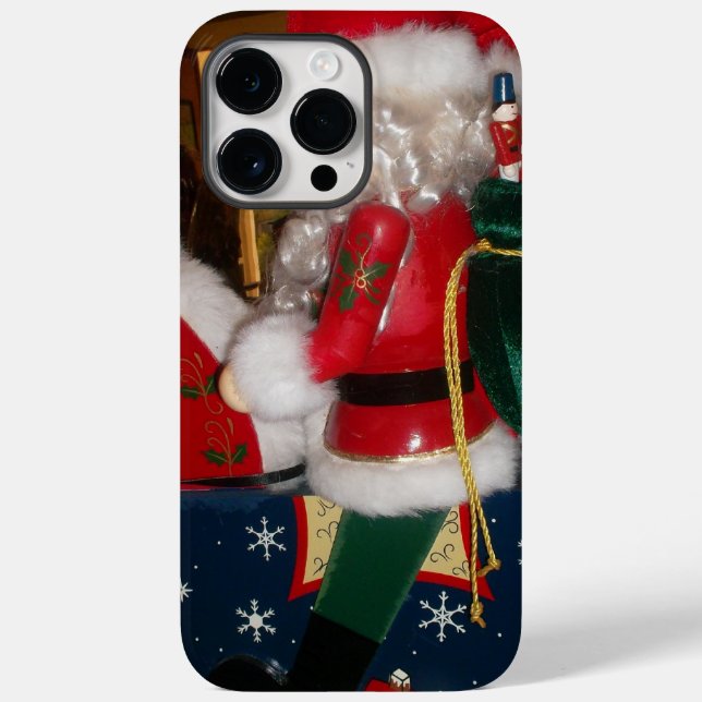 Decorated Santa Claus Christmas Art Print/Design Case-Mate iPhone Case (Back)