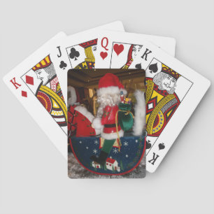 Decorated Santa Claus Christmas Art Print/Design Poker Cards