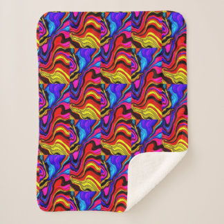 Decorated Sherpa Blanket