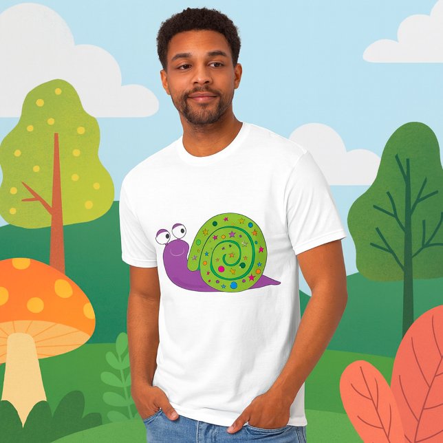 Decorated Snail Mens T-Shirt (Creator Uploaded)