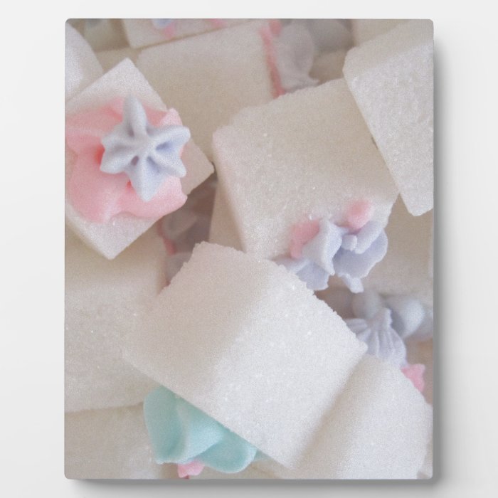 Decorated Sugar Cubes Plaques