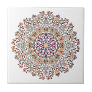 Decorated Tazhib of the Persian art, sends it Ceramic Tile