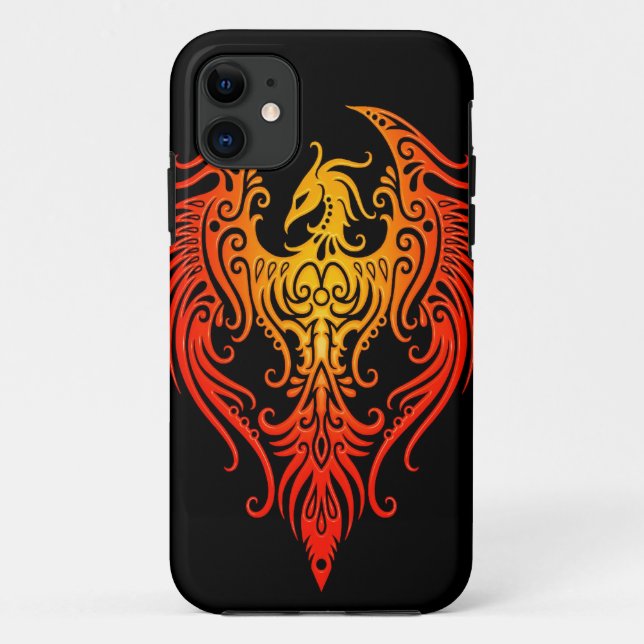 Decorated Tribal Phoenix Case-Mate iPhone Case (Back)