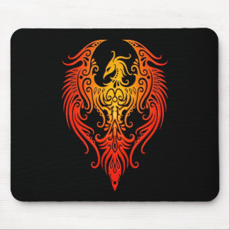 Decorated Tribal Phoenix Mouse Pad