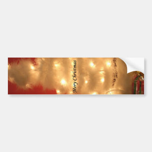 Decorated White Christmas Tree Collection Bumper Sticker