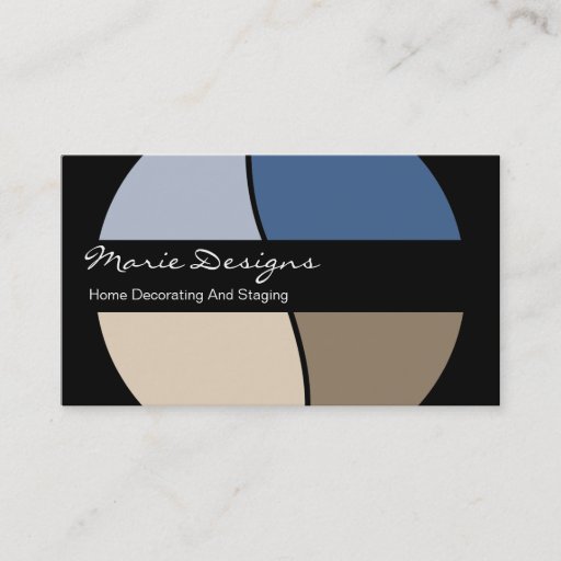 Customizable Decorating Business Cards